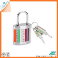 Fancy Cable 3 Digit Password Padlock ; Handbag Padlock